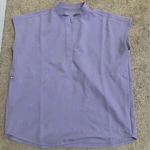 FIGS Lavender Dew Rafaela Top - XXS